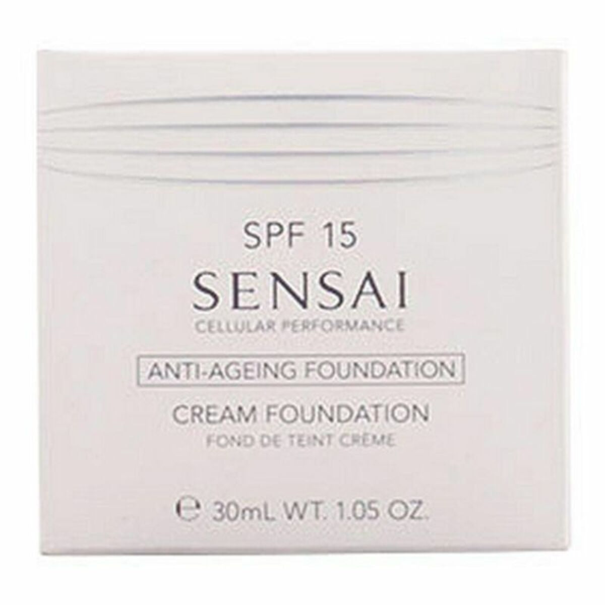 Fluid Foundation Make-up Kanebo Sensai Cp cf 25 Cf25-Topaz Beige Spf 15 30 ml makeup emballage