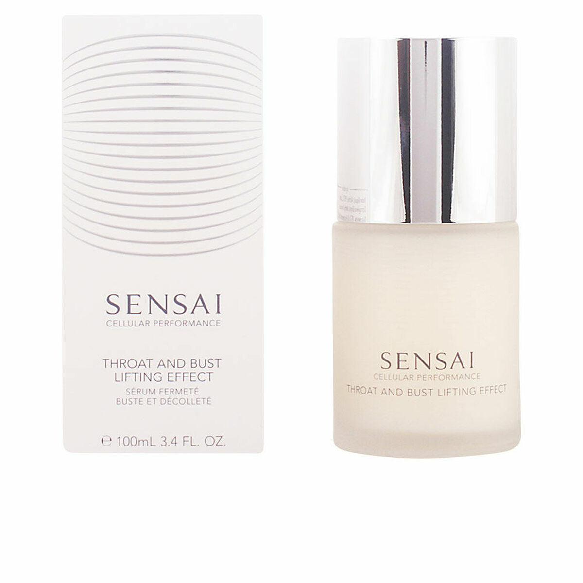 Opstrammende nakke og décolletage creme Kanebo Sensai Cellular Performance 100 ml til kvinder hudpleje emballage