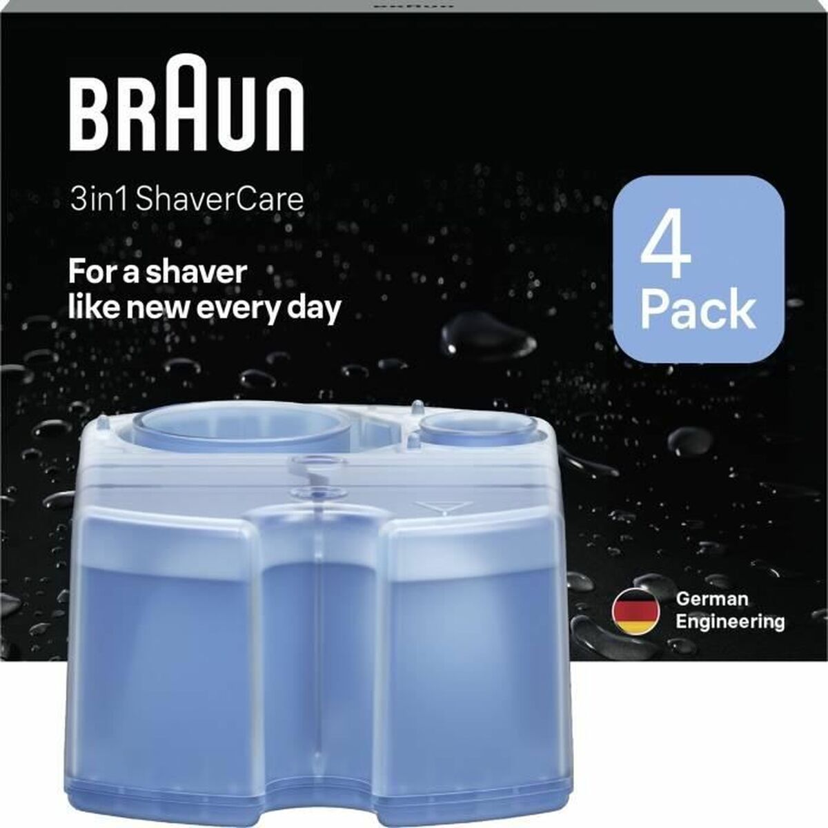 Rengøringspatron Braun produktemballage