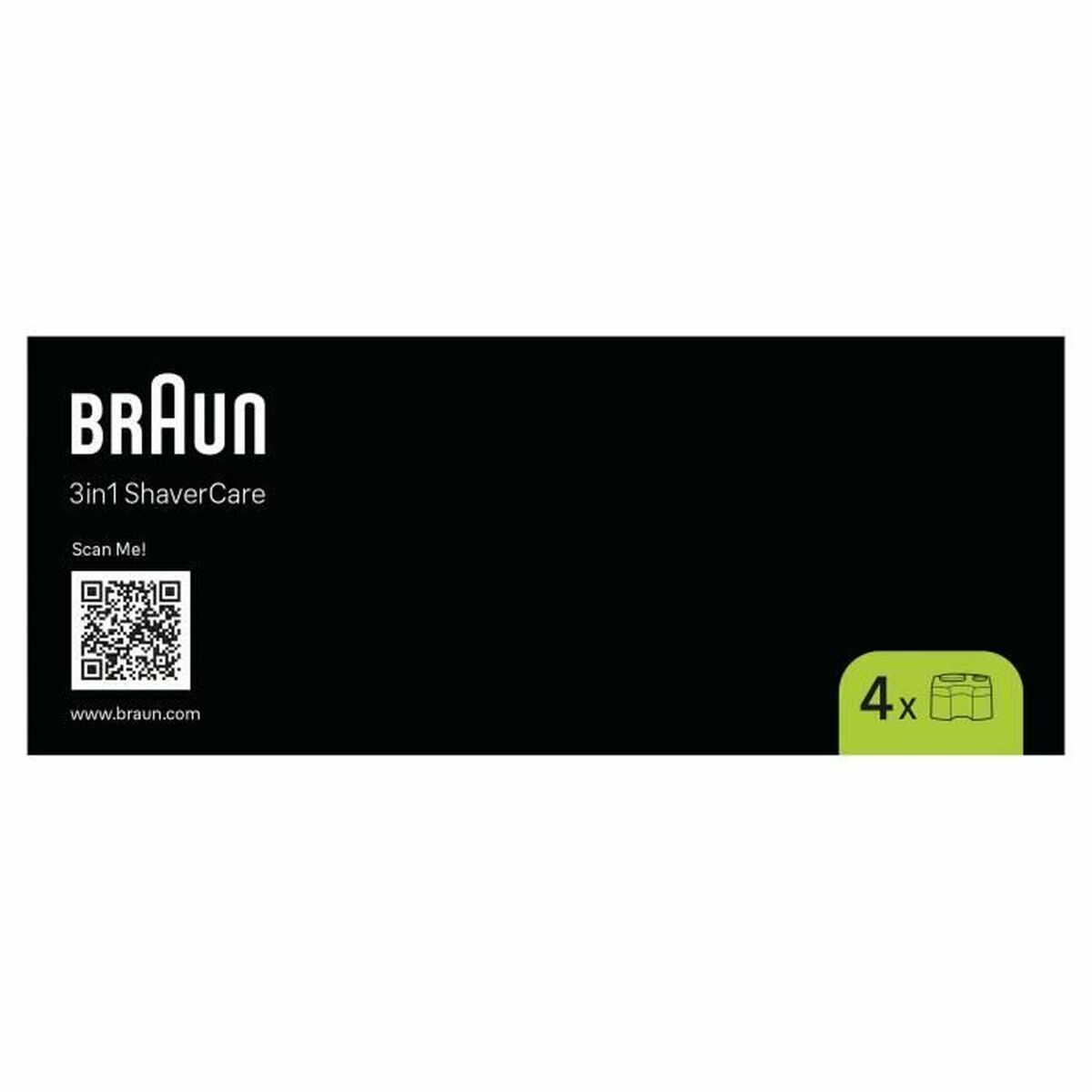 Rengøringspatron Braun produktemballage