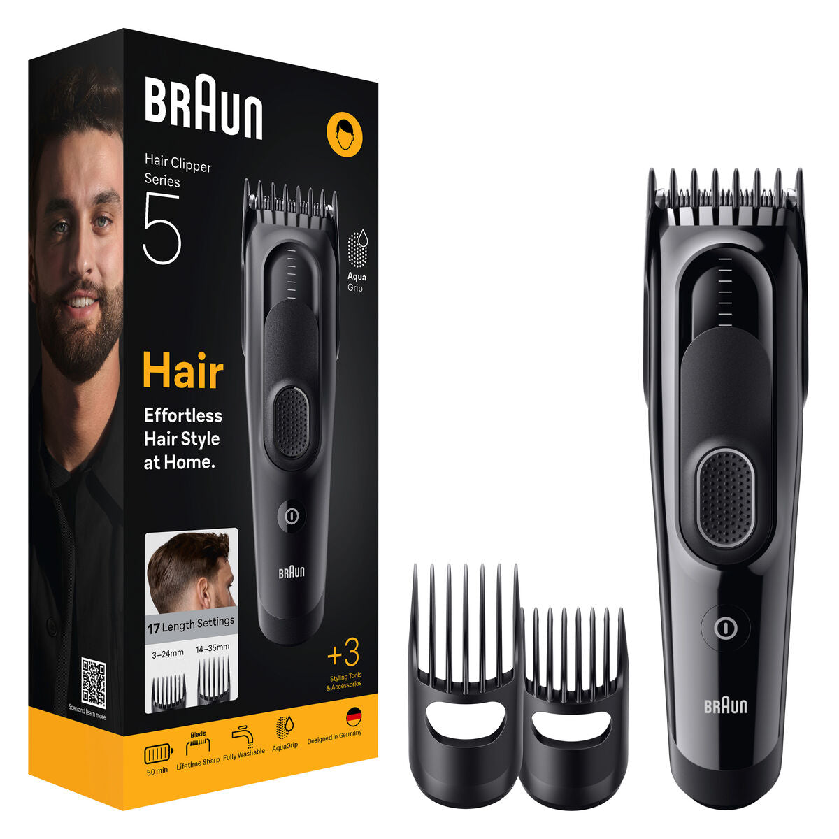 Hårklippere Braun HC5530 S5 ESSENTIAL produktemballage