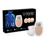 500 Cosmetics, U-Tonic, Electrostimulation With 4 Vibrating Units, Massagers, For Muscles, White, Unisex, Adult