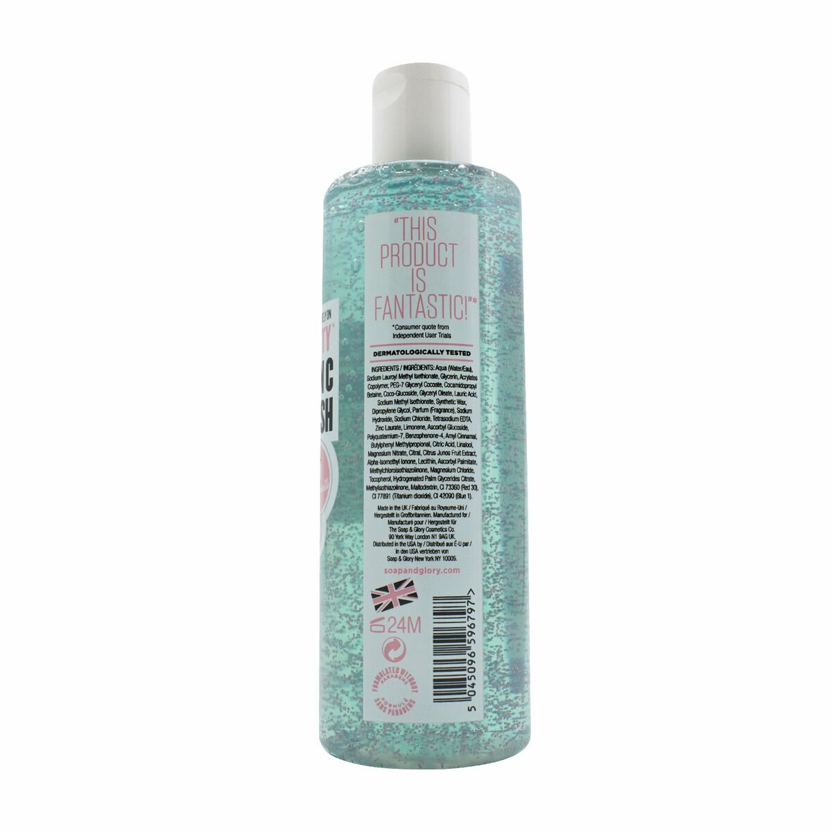 Facial Cleanser Soap & Glory Face And Clarity 350 ml sæbe C-vitamin til kvinder hudplejeemballage