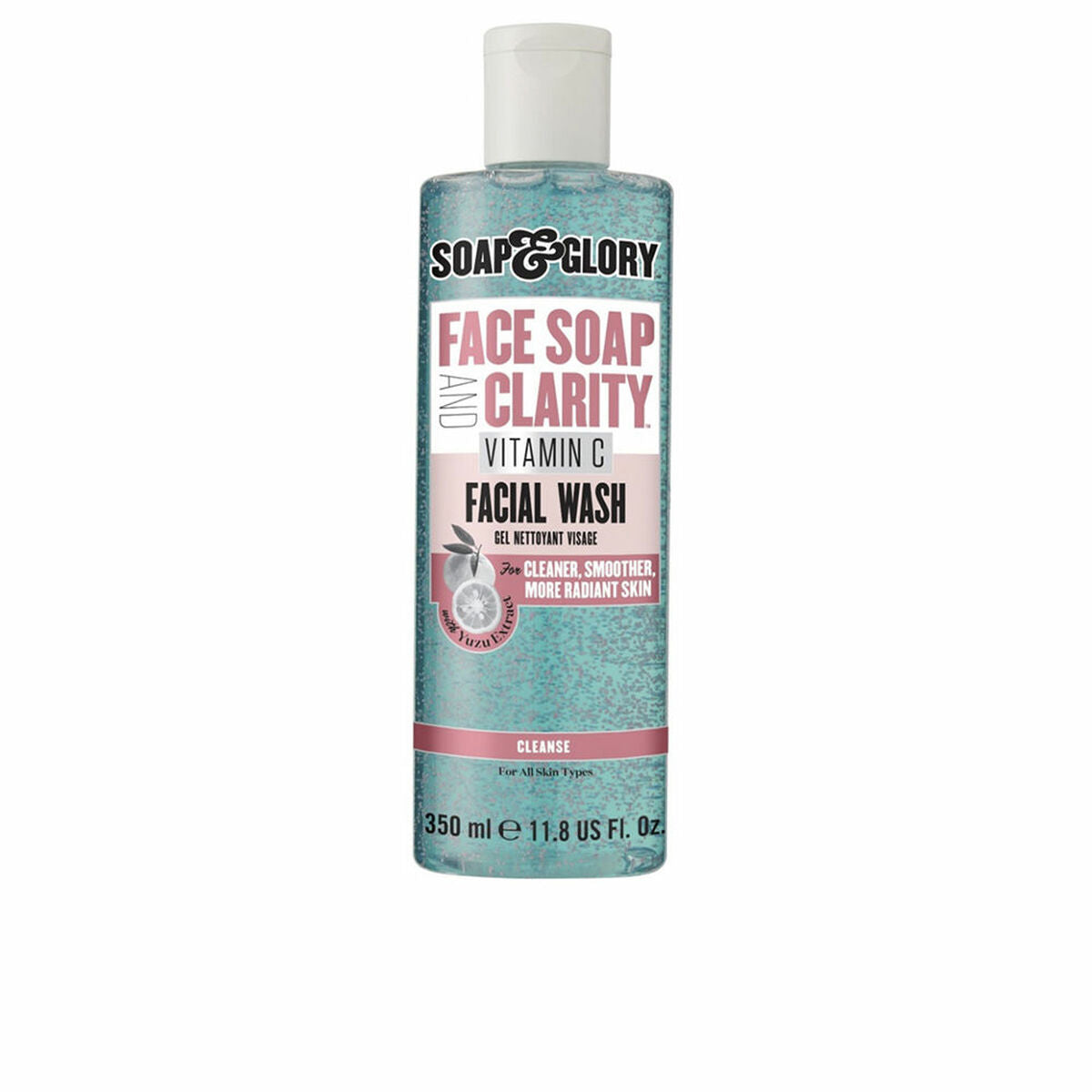 Facial Cleanser Soap & Glory Face And Clarity 350 ml sæbe C-vitamin til kvinder hudplejeemballage