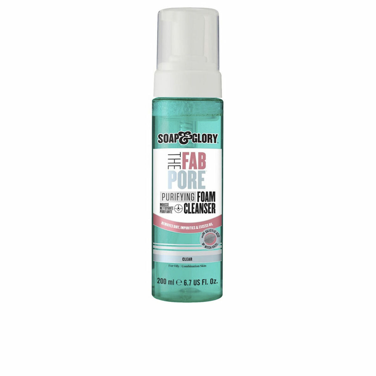 Foaming Cleansing Gel Soap & Glory The Fab Pore 200 ml til kvinder hudplejeemballage