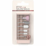 Manicure og pedicure sæt FLAWLESS Salon Nails 6 stks produktemballage