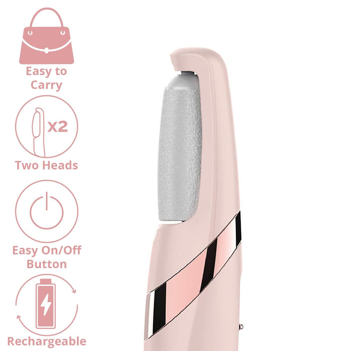 Electric Callus Remover FLAWLESS Pedi Pink produktemballage