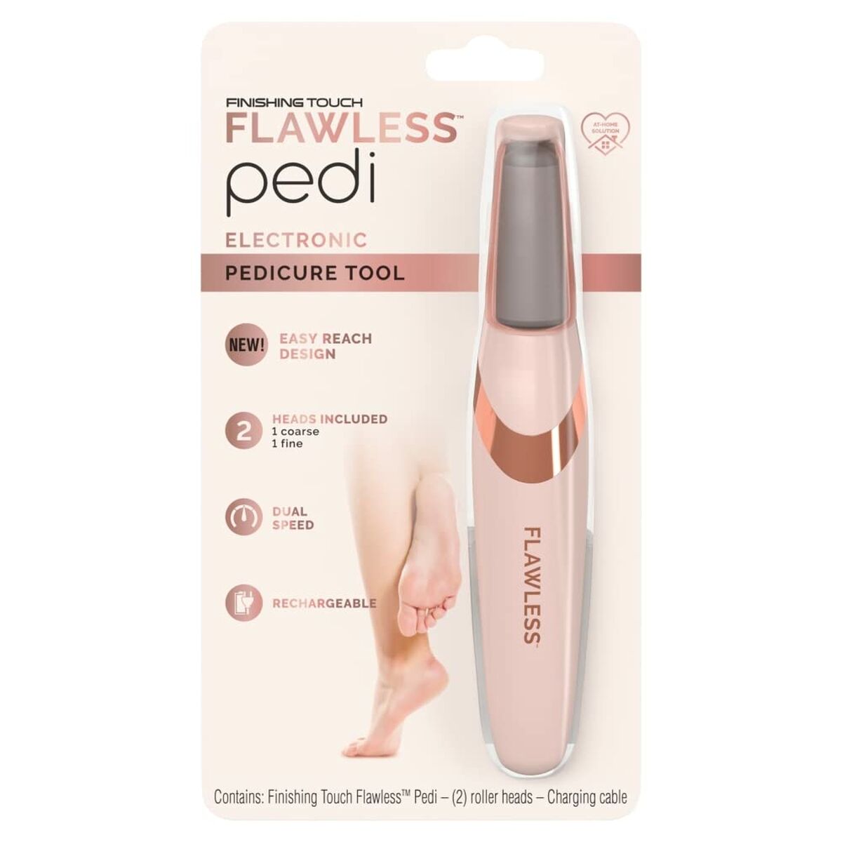 Electric Callus Remover FLAWLESS Pedi Pink produktemballage