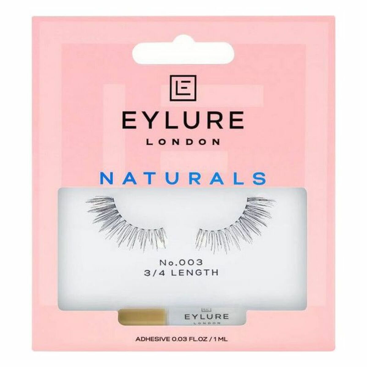 Falske øjenvipper Naturals 3/4 003 Eylure -US Nº 003 produktemballage