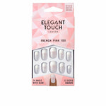 Falske negle Elegant Touch French M 24 Pieces (24 uds) produktemballage