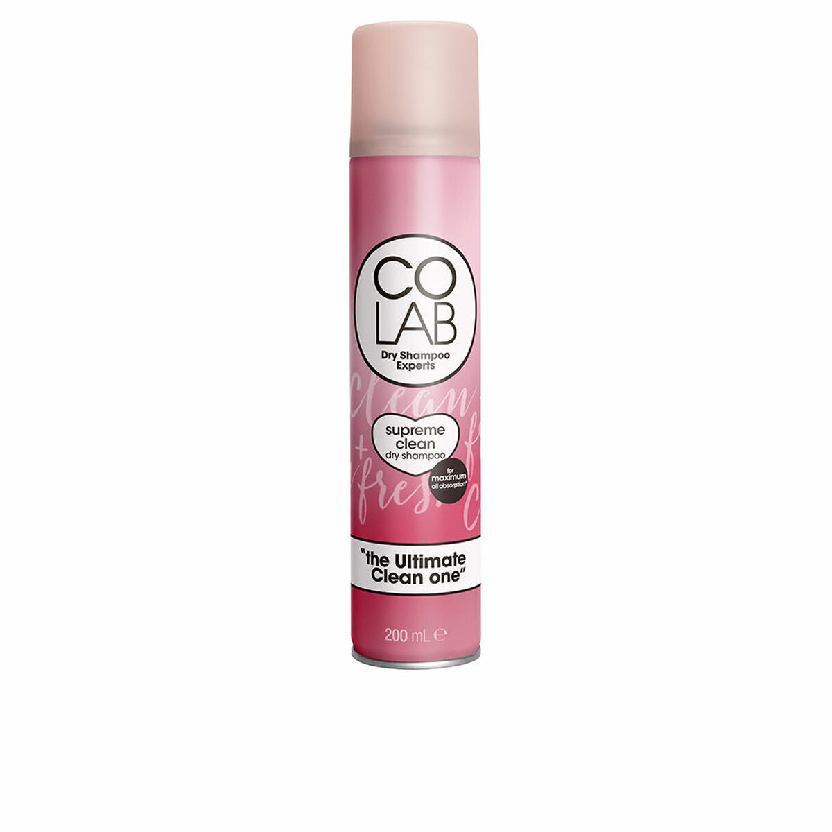 Tørshampoo Colab SUPREME CLEAN 200 ml shampooflaske