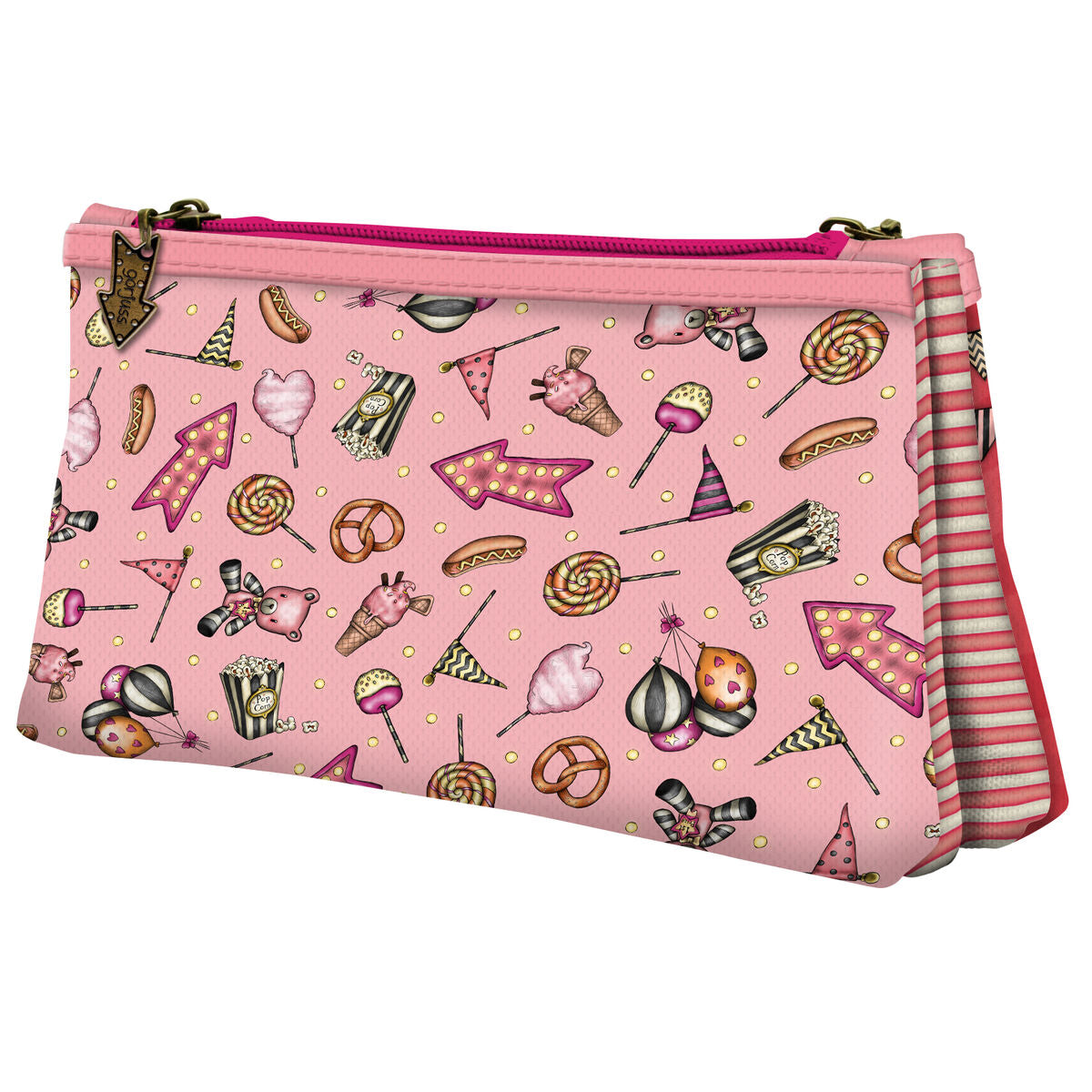 Dobbelt Carry-all Gorjuss Carousel Salmon (21,5 x 11,5 x 5 cm) produktemballage