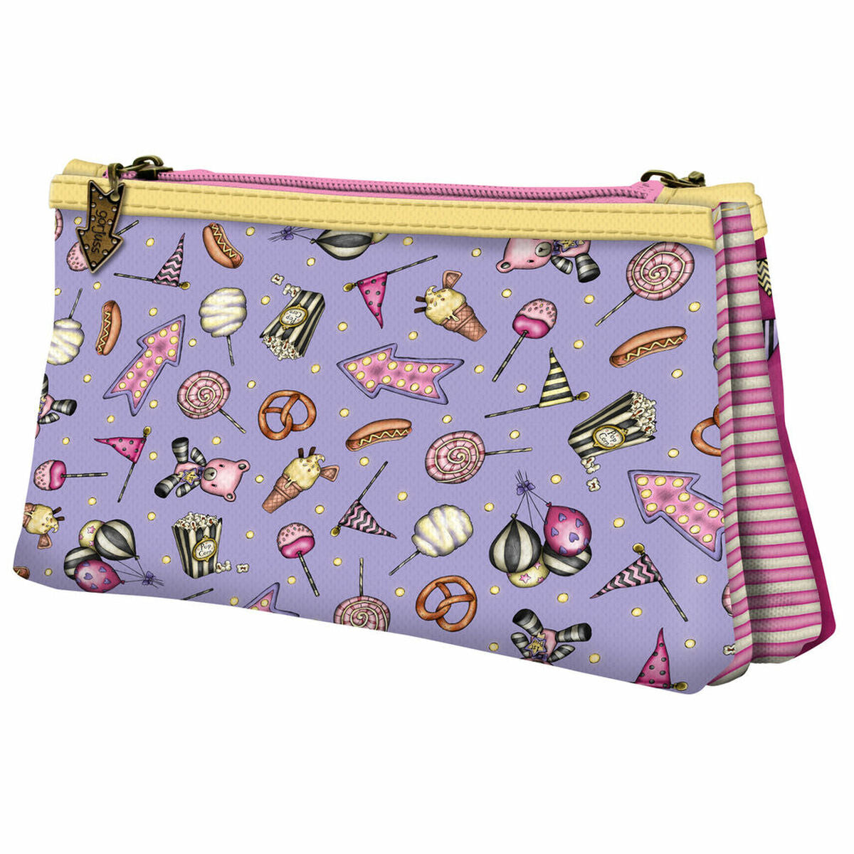 Double Carry-all Gorjuss First Prize Lilac (21,5 x 11,5 x 5 cm) produktemballage