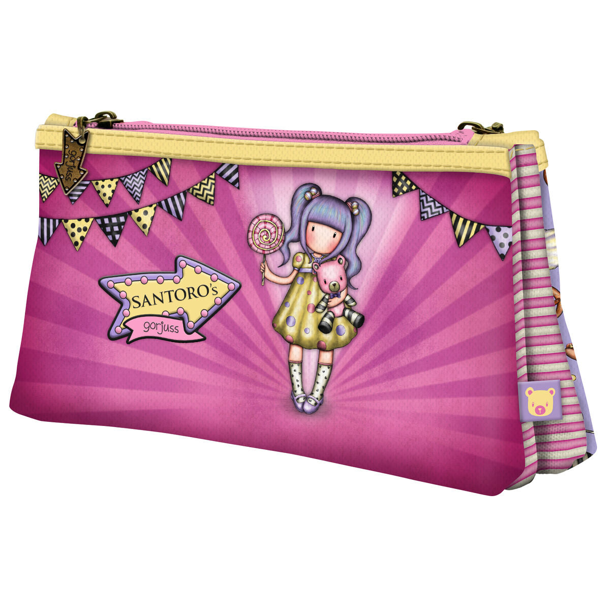 Double Carry-all Gorjuss First Prize Lilac (21,5 x 11,5 x 5 cm) produktemballage