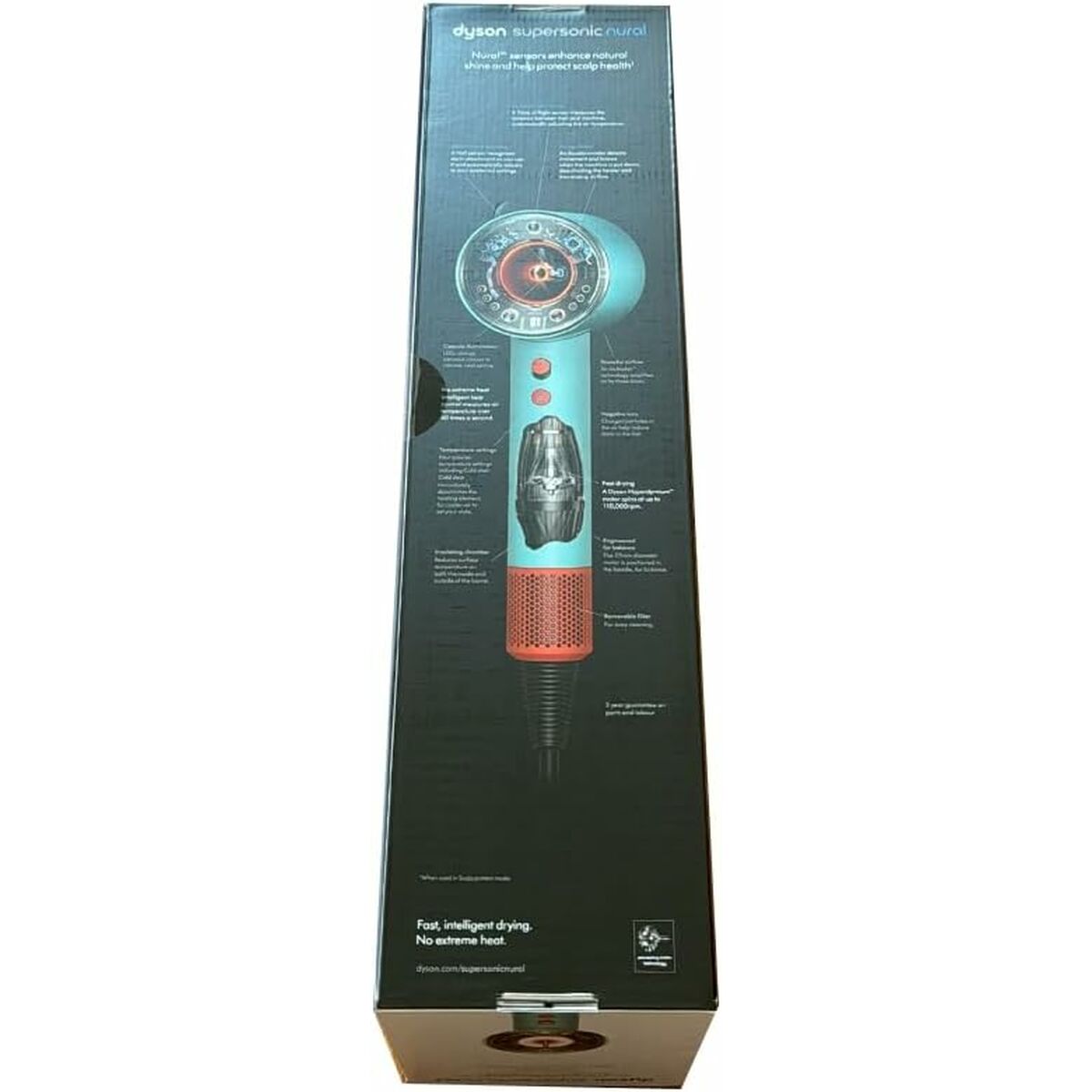 Hårtørrer Dyson SUPERSONIC NURAL Sort 1600 W produktemballage