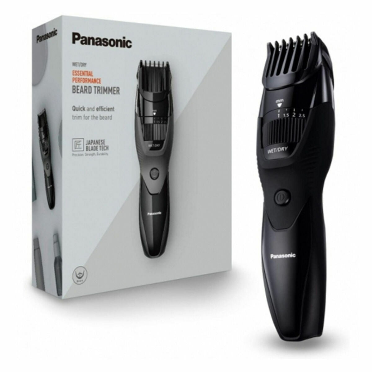 Skægtrimmer Panasonic ER-GB43-K503 0,5-10 mm produktemballage