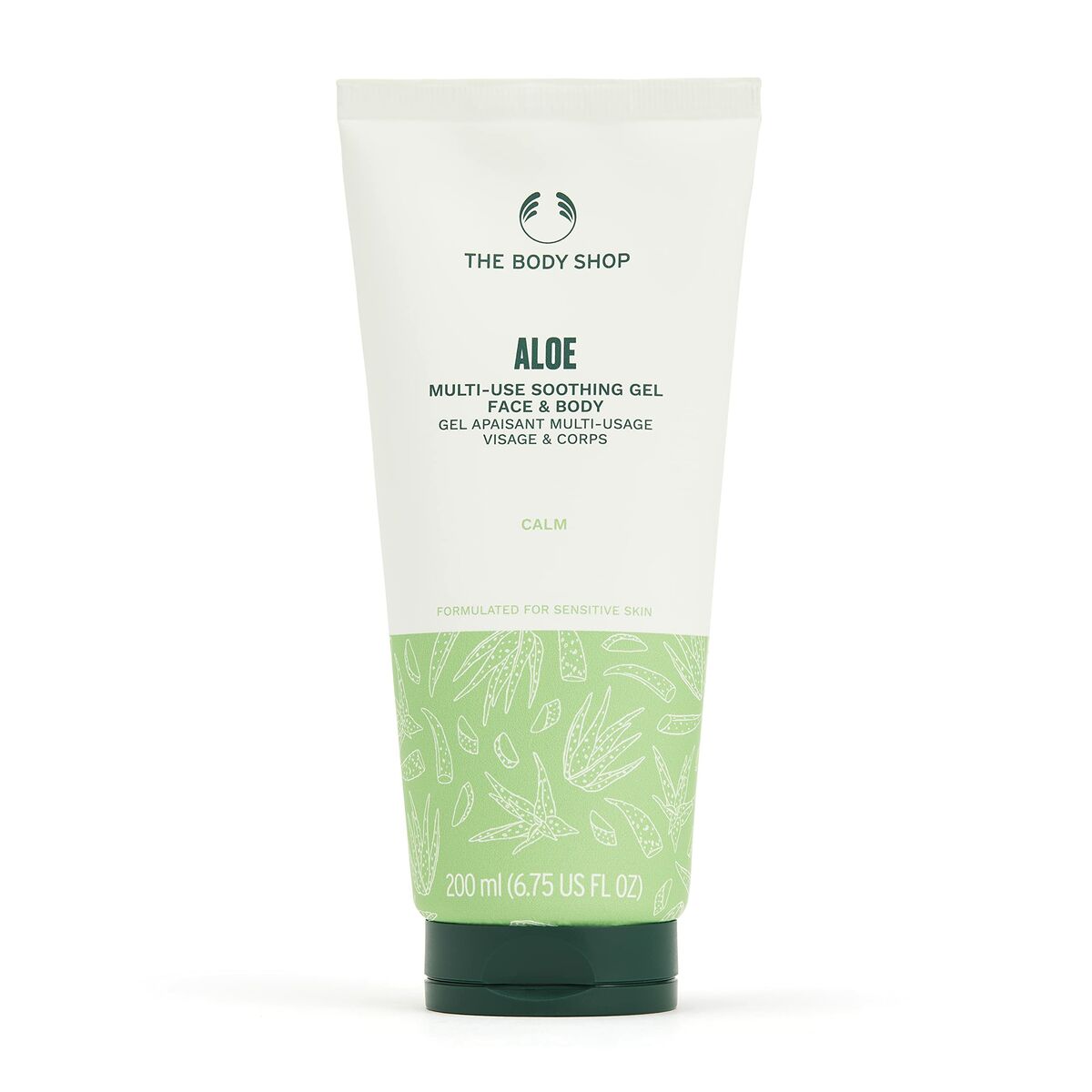 Facial Gel The Body Shop Aloe 200 ml til kvinder hudpleje emballage