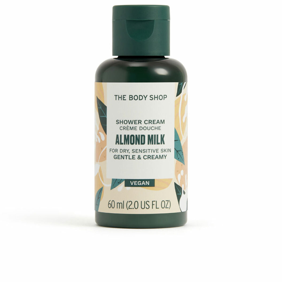 Shower Cream The Body Shop MANDELMÆLK 60 ml hudplejeemballage