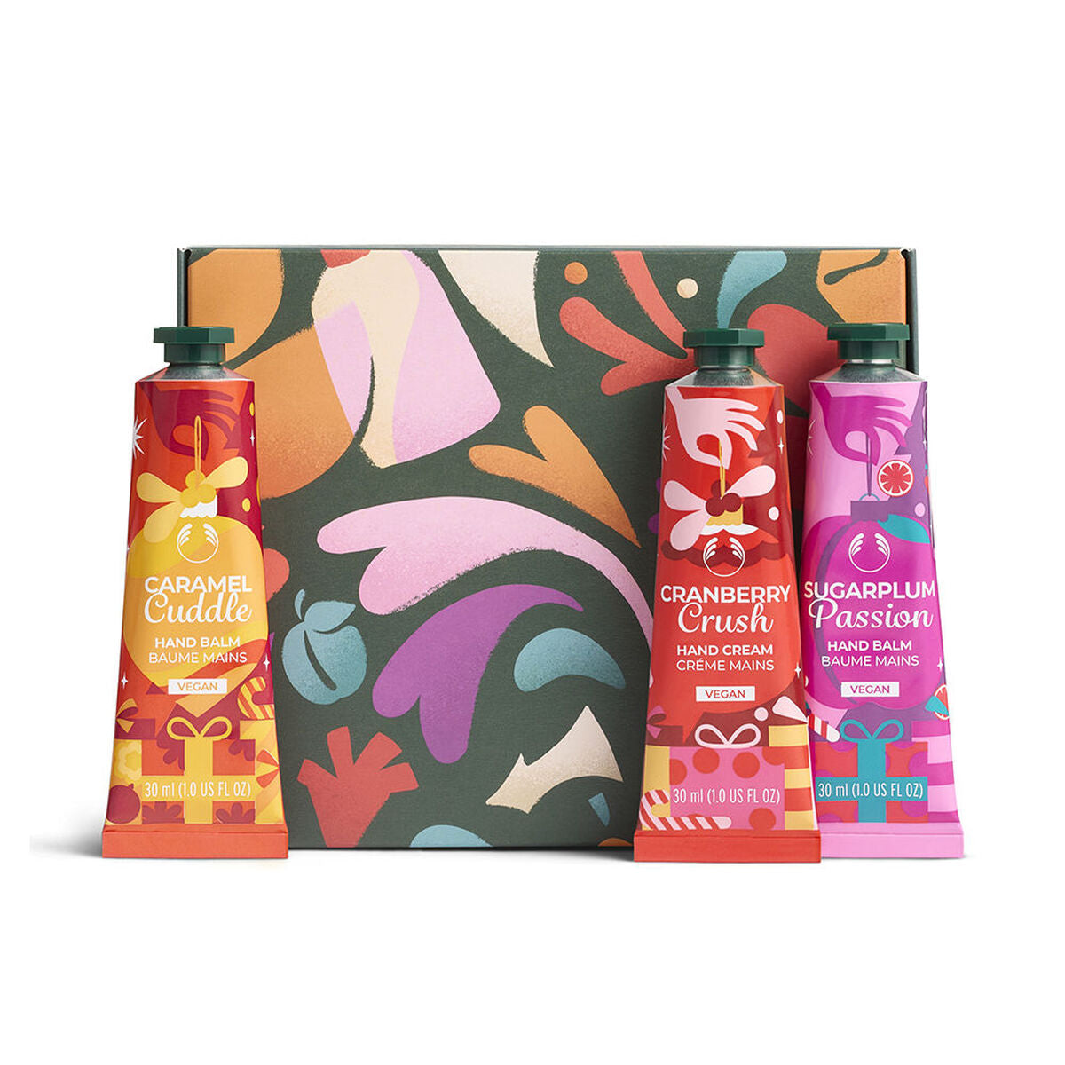 Kosmetisk sæt The Body Shop TRIO 3 stykkers produktemballage