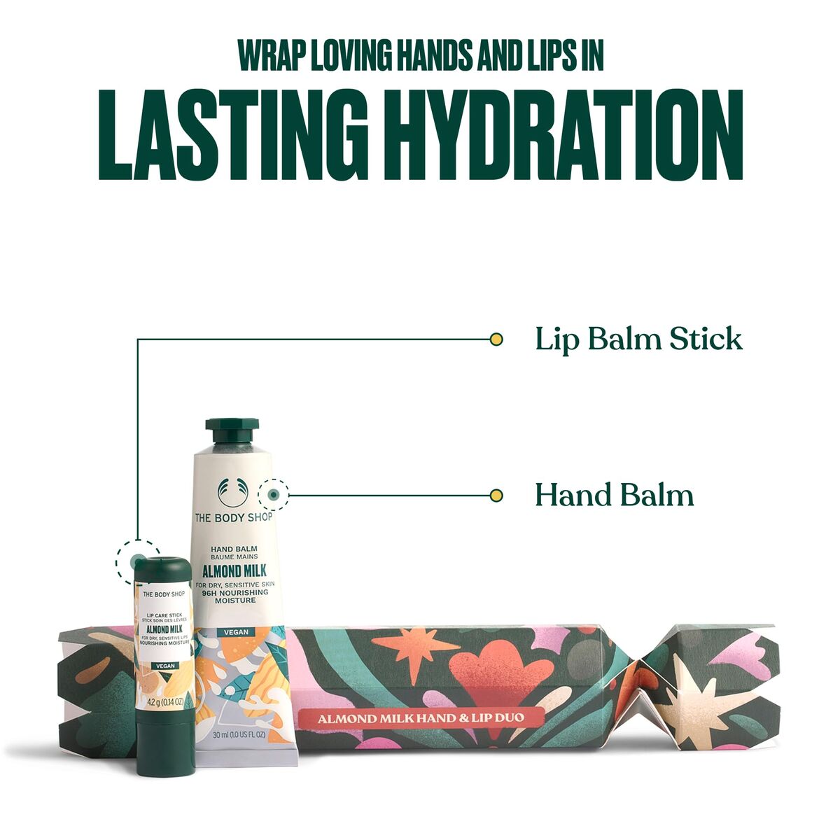 Moisturizing Foot Cream The Body Shop ALMOND MILK hudplejeemballage