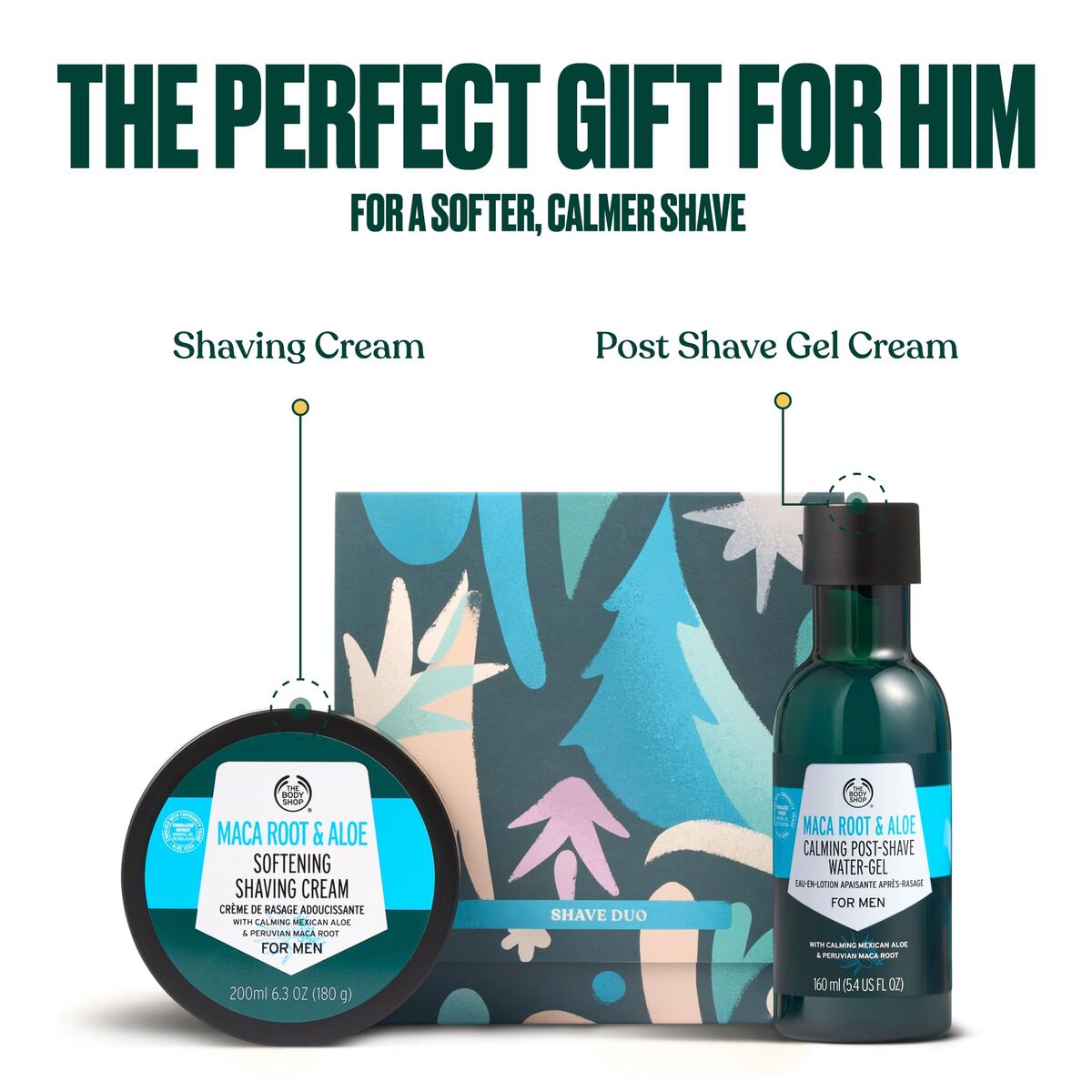 Aftershave Lotion The Body Shop SHAVE hudplejeemballage