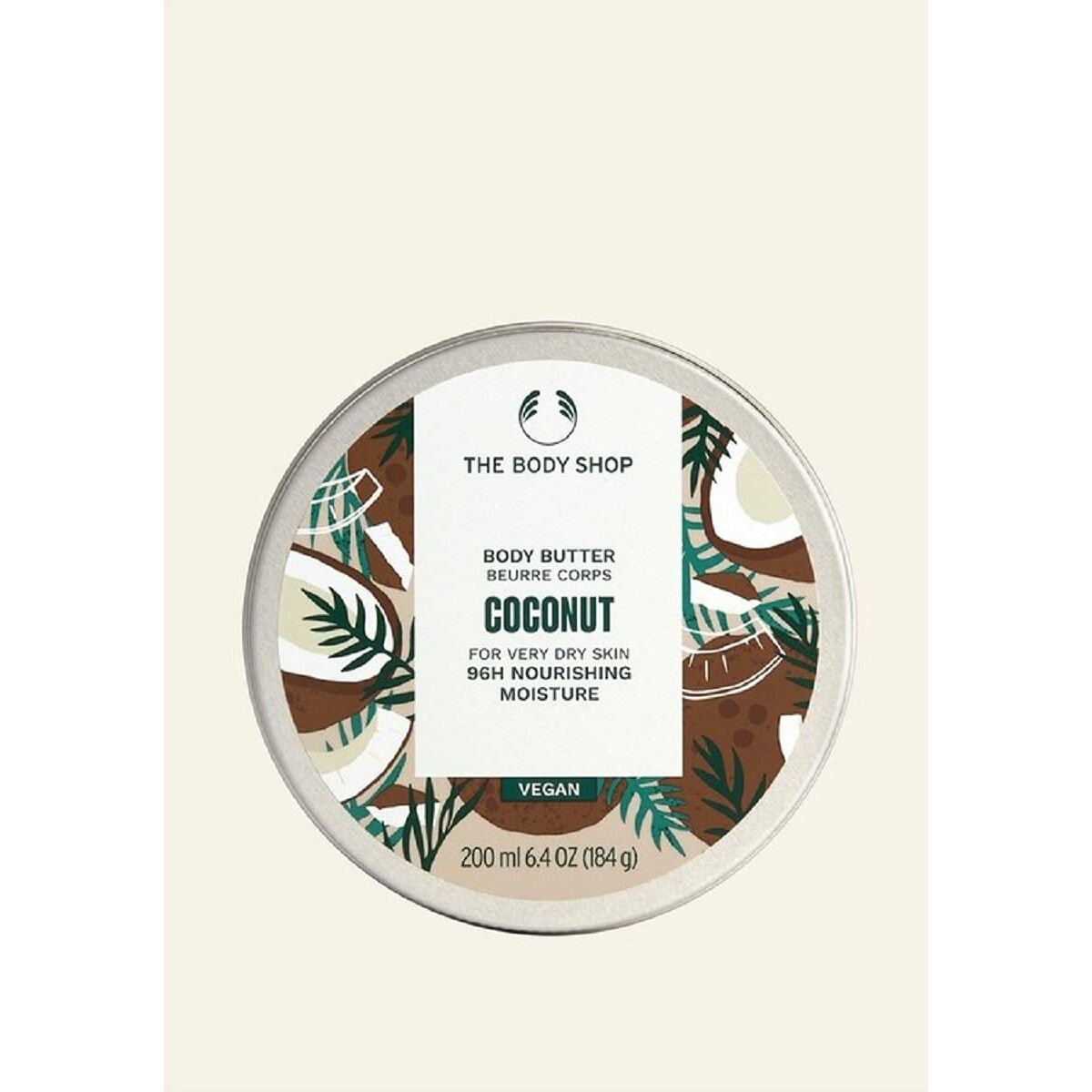 Body Butter The Body Shop 200 ml Kokosproduktemballage