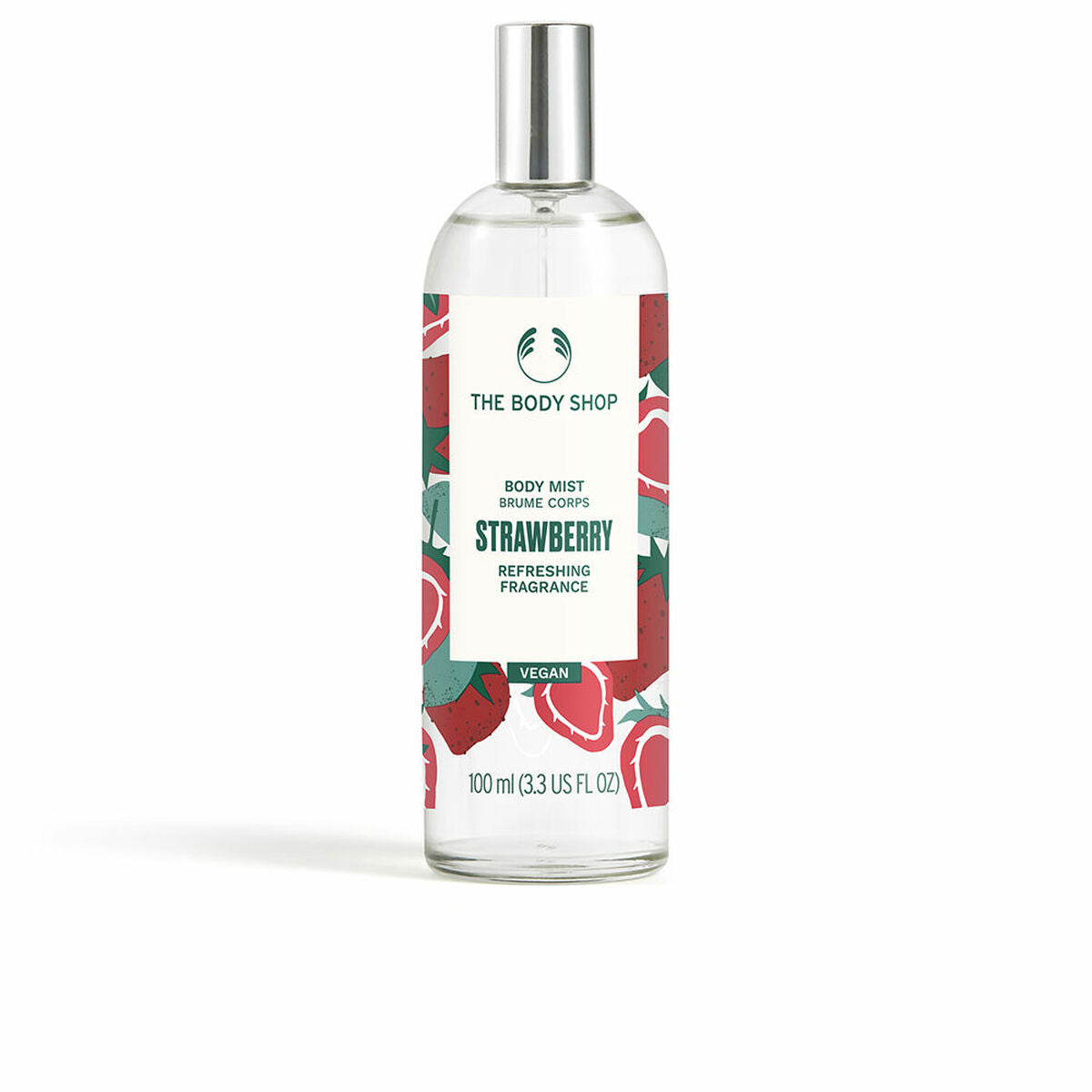 Body Mist The Body Shop STRAWBERRY 100 ml til kvinder produktemballage