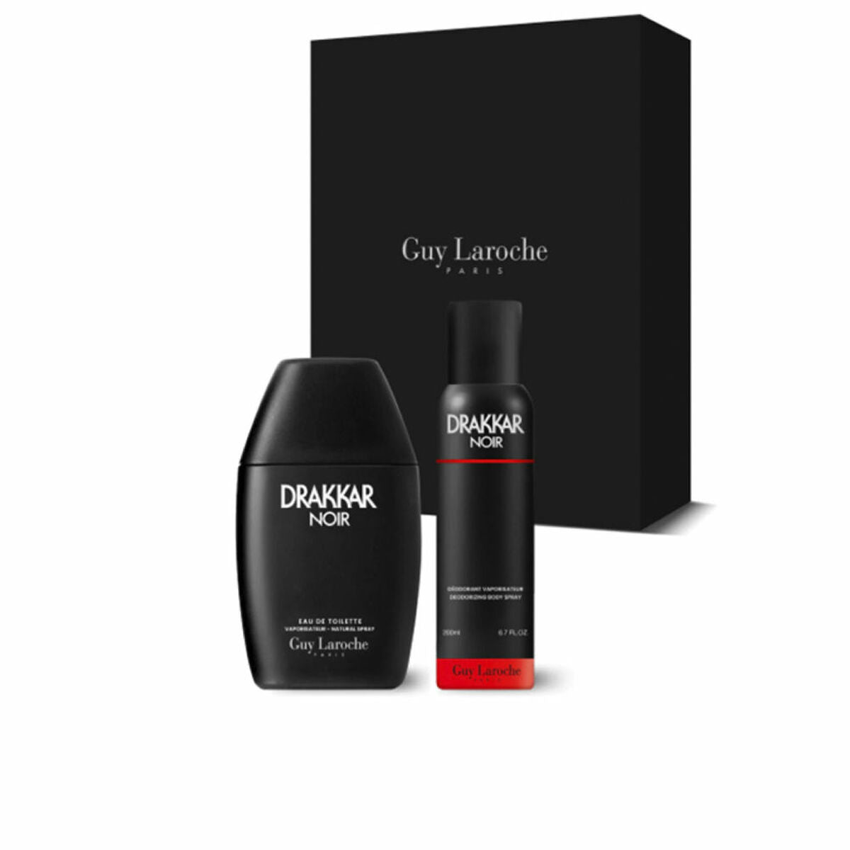 Herreparfumesæt Guy Laroche DRAKKAR NOIR EDT 2 stk flaske