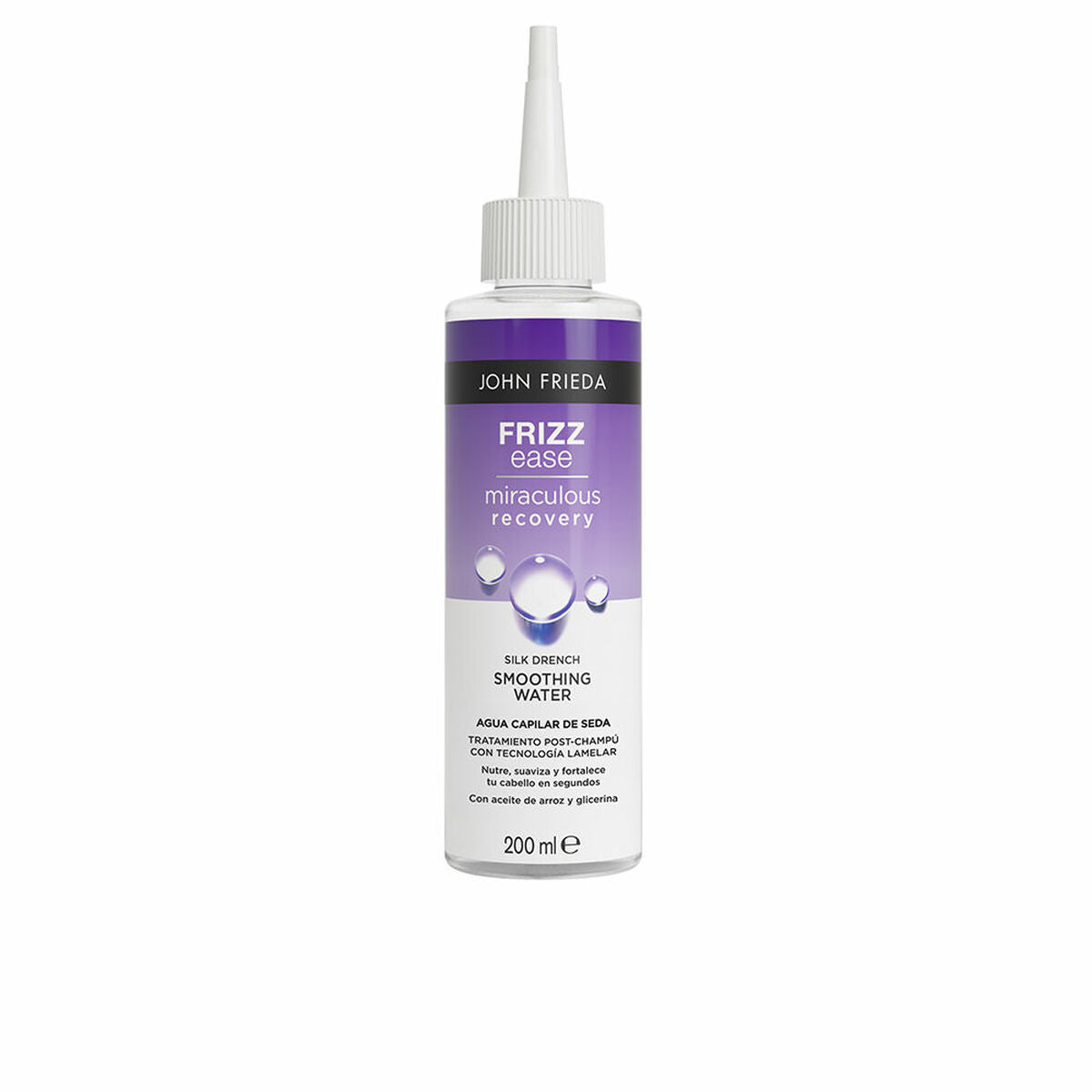 Fleksibel stylinglotion John Frieda FRIZZ-EASE 200 ml hudplejeemballage