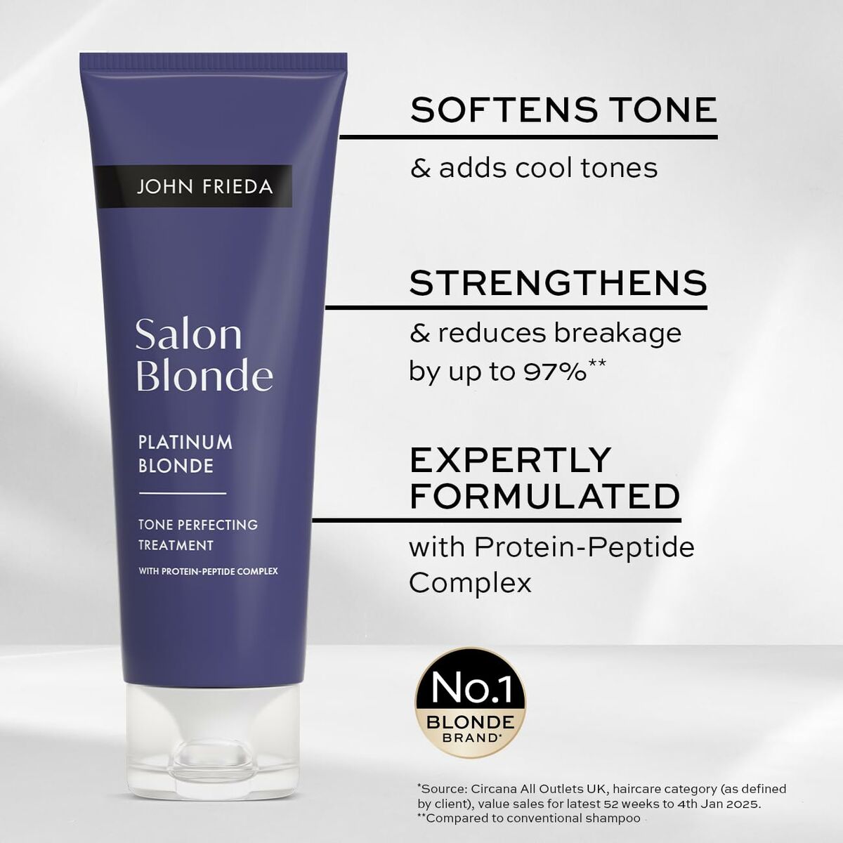 Farve base John Frieda SALON BLONDE 120 ml til Dame produkt emballage
