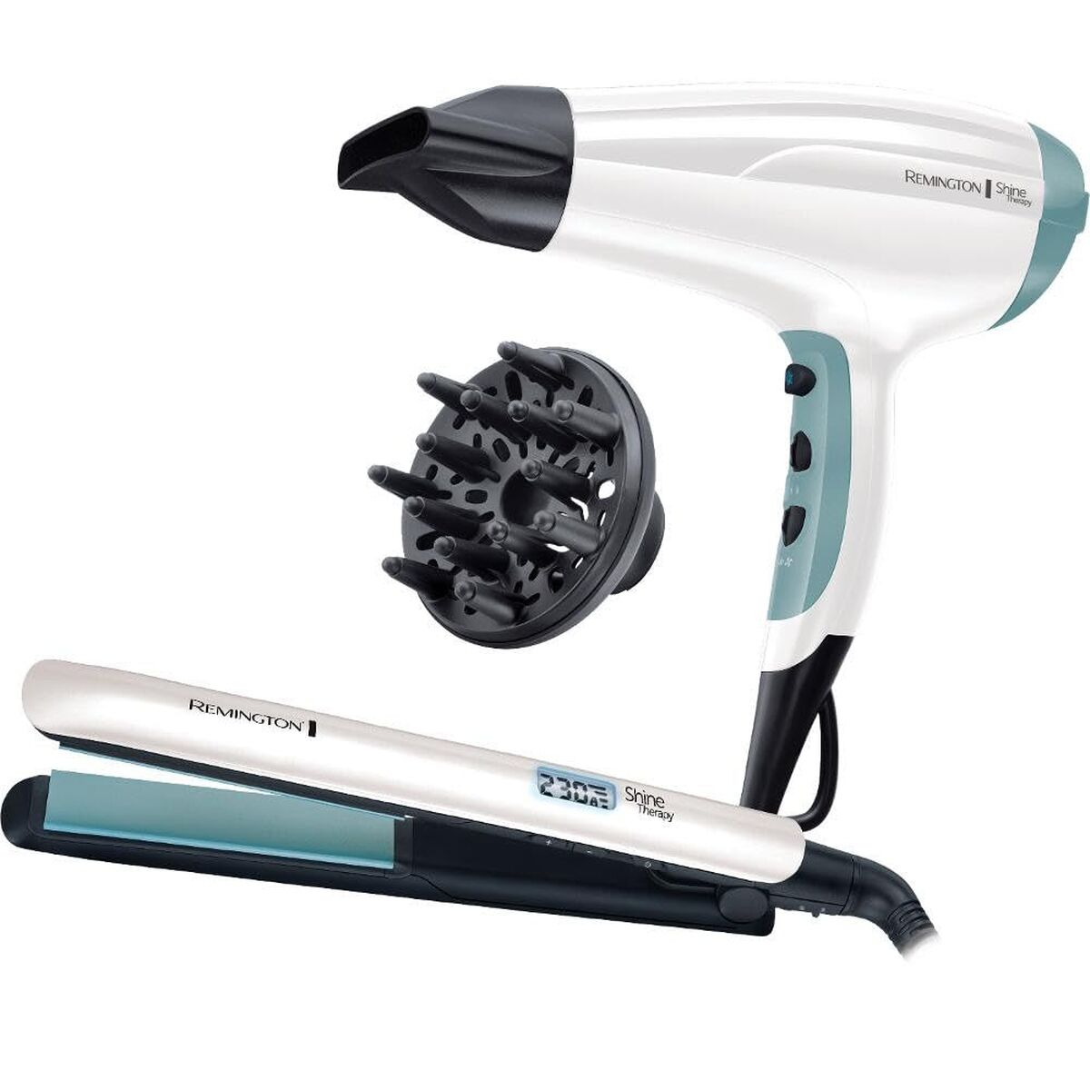 Hårtørrer Remington Hvid Sort 2300 W produktemballage