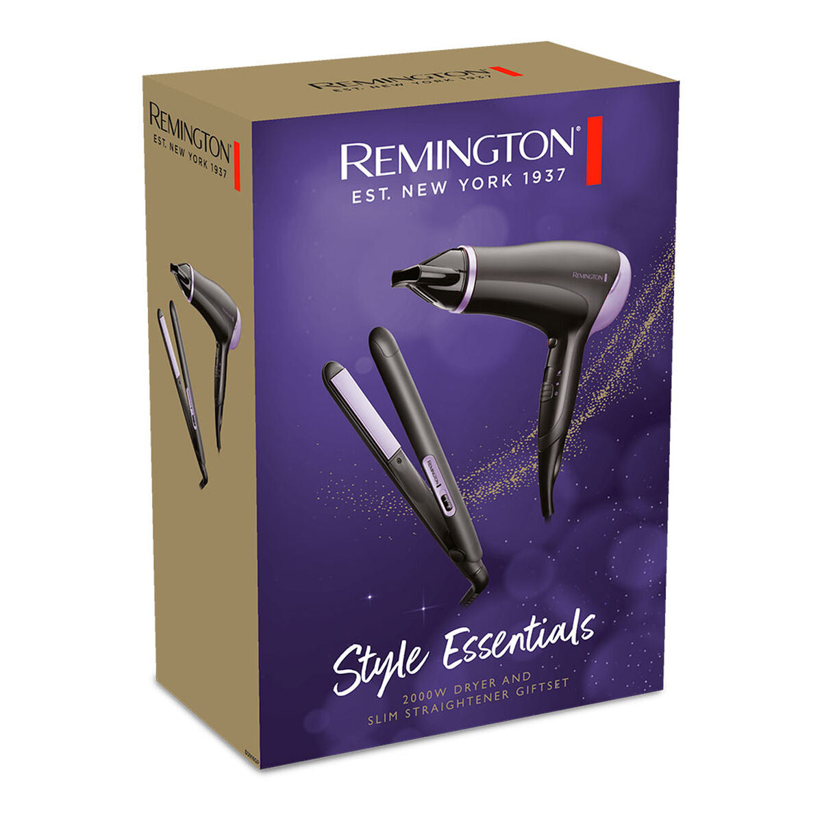 Hårtørrer Remington Black 2000 W produktemballage