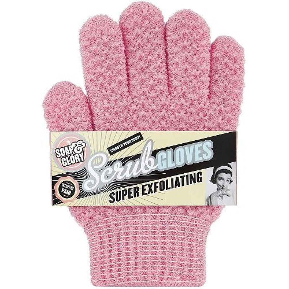 Exfoliating Mitt Soap & Glory The Exfoli-Great (2 enheder) produktemballage