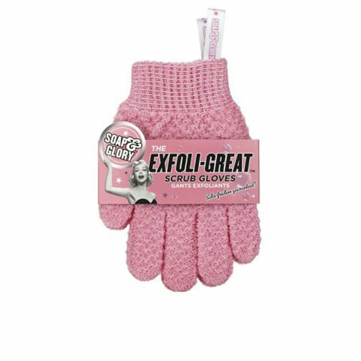 Exfoliating Mitt Soap & Glory The Exfoli-Great (2 enheder) produktemballage