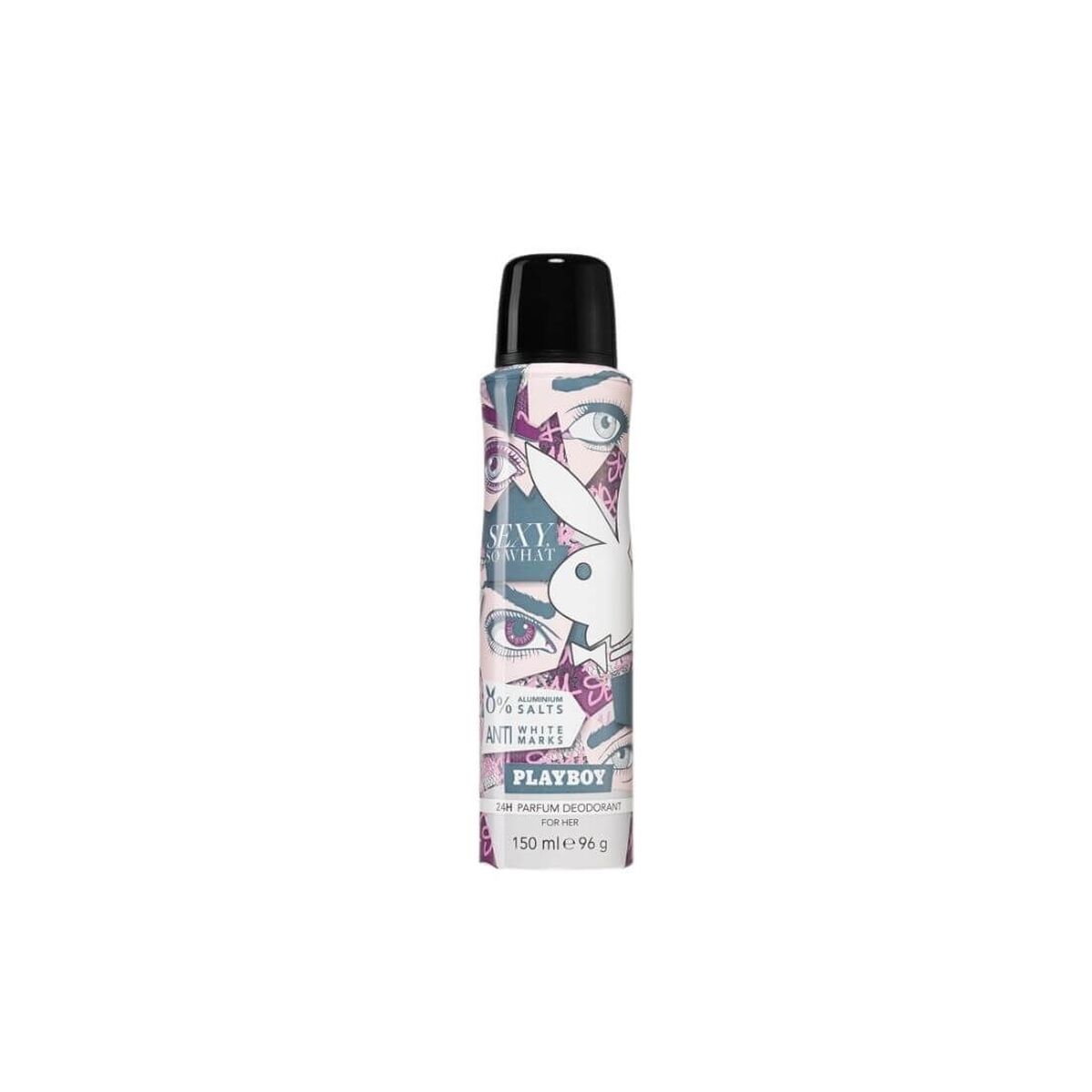 Spray Deodorant Playboy Sexy So What for Women produktemballage
