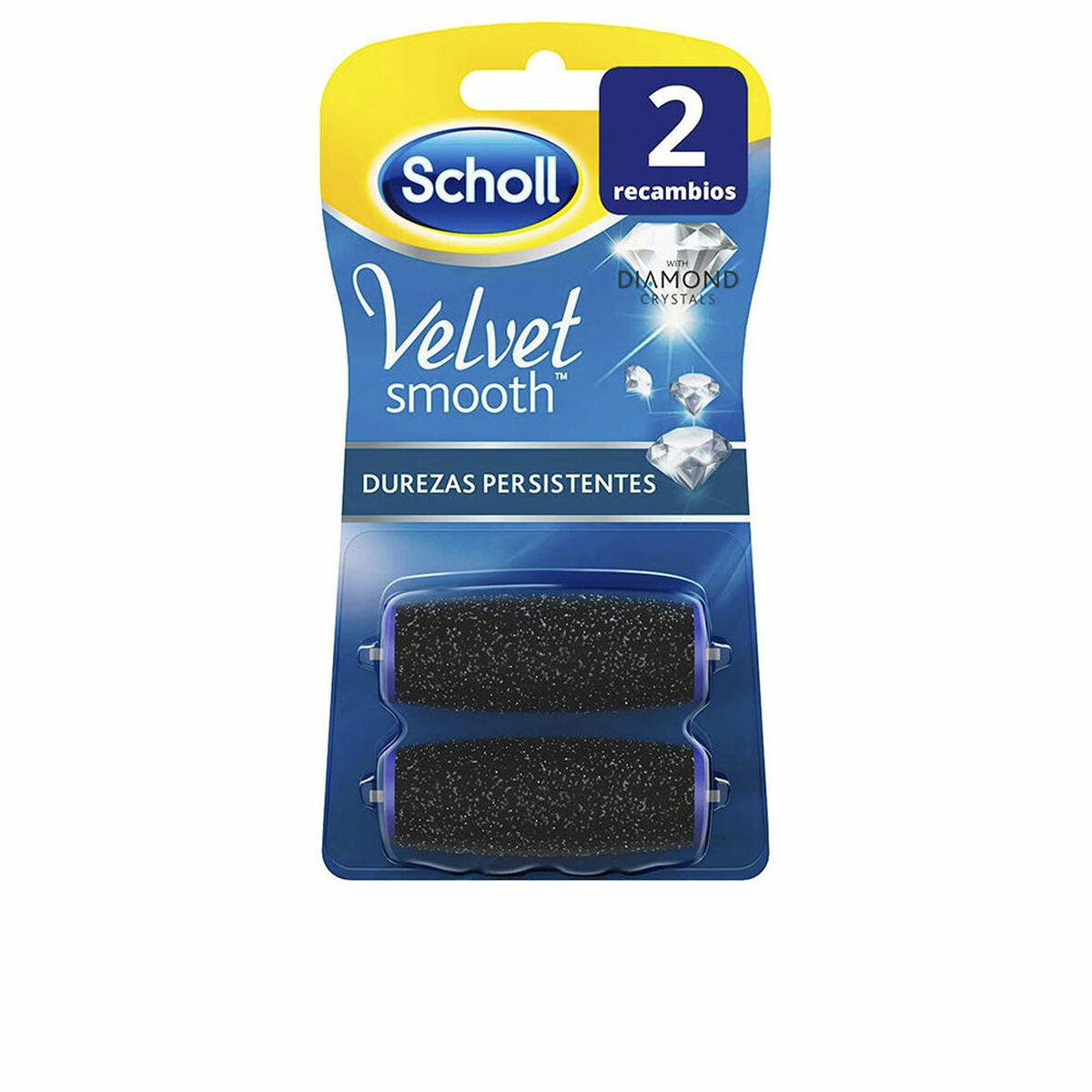 Foot Exfoliator Scholl Velvet Smooth (2 enheder) produktemballage