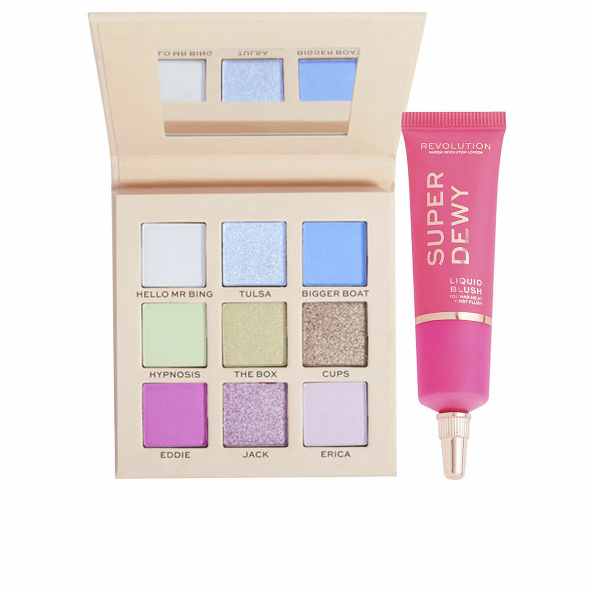 Make-up sæt Revolution Make Up Friends X Revolution Chandler 2 stykker til kvinder produktemballage