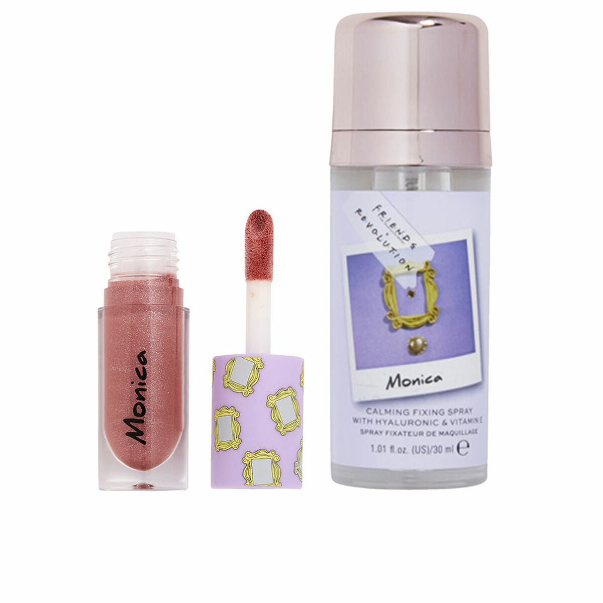 Make-up sæt Revolution Make Up Friends X Revolution Monica 2 stks produktemballage