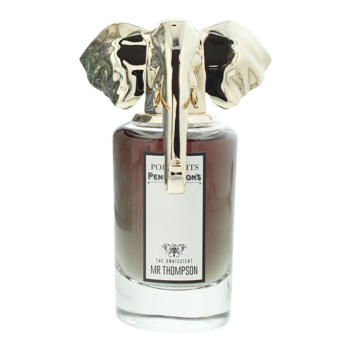 Herreparfume Penhaligons portrætter The Alvidende Mister Thompson 75 ml produktemballage