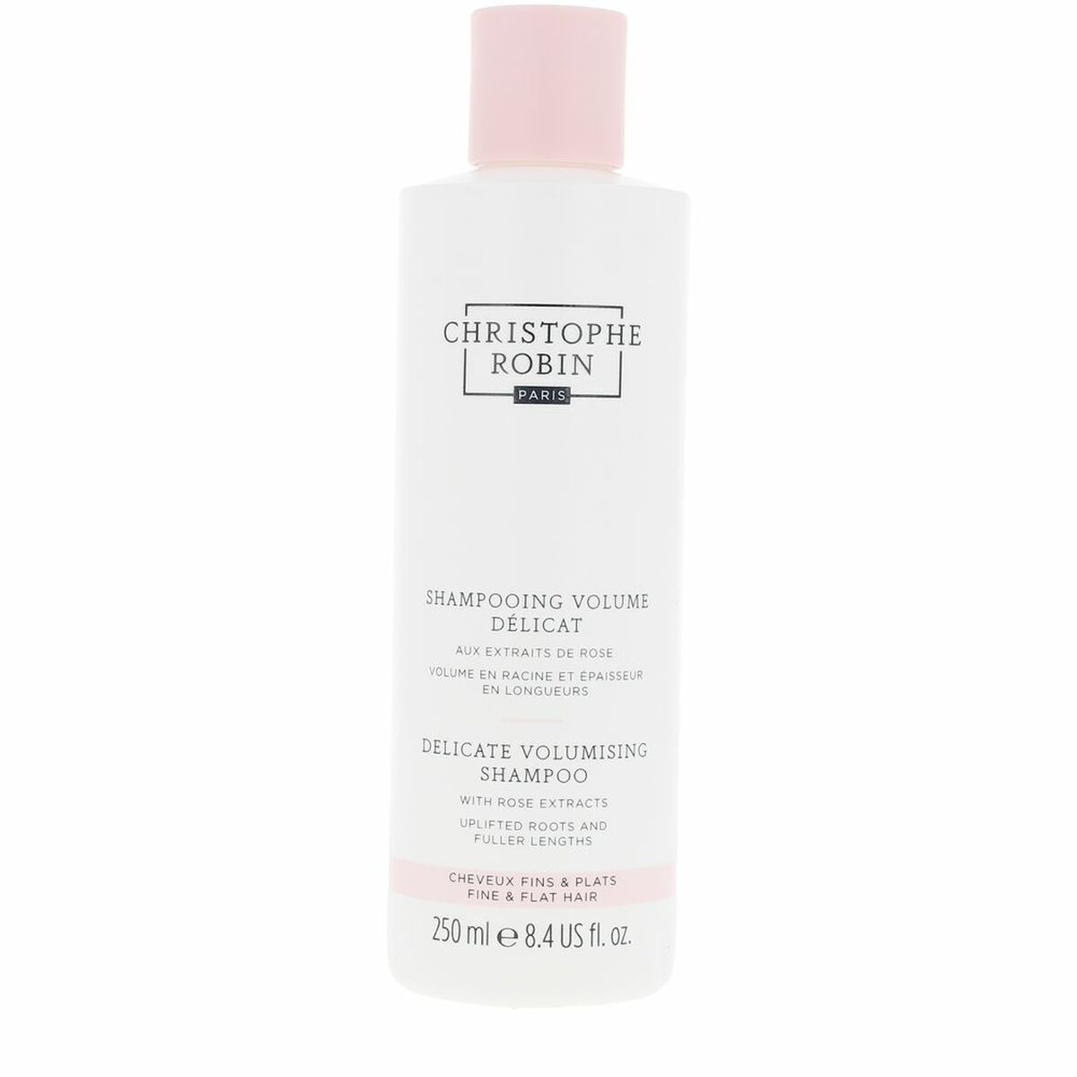 Volumiserende shampoo Christophe Robin DELIKATE VOLUMISERENDE 250 ml til kvinder shampooflaske