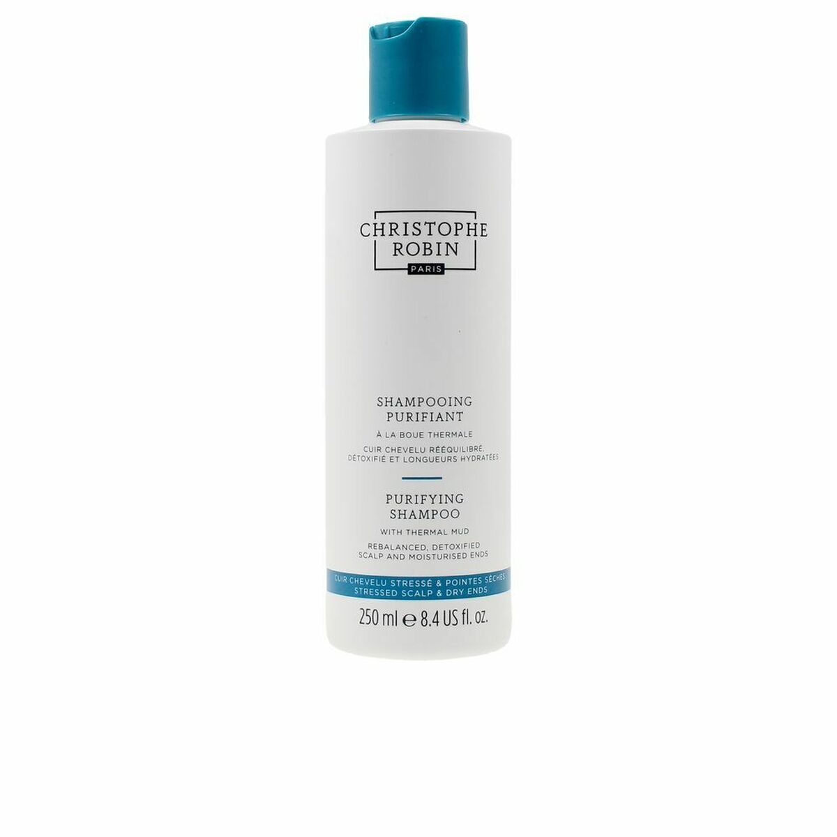 Purifying Shampoo Christophe Robin Purifying 250 ml til kvinder shampooflaske
