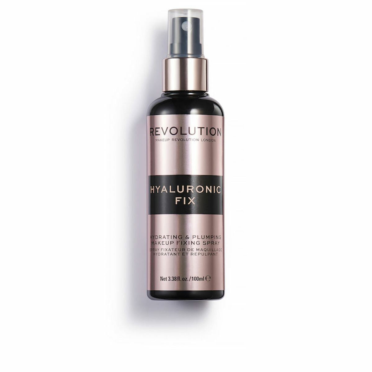Hårspray Revolution Make Up Hyaluronic Fix 100 ml produktemballage