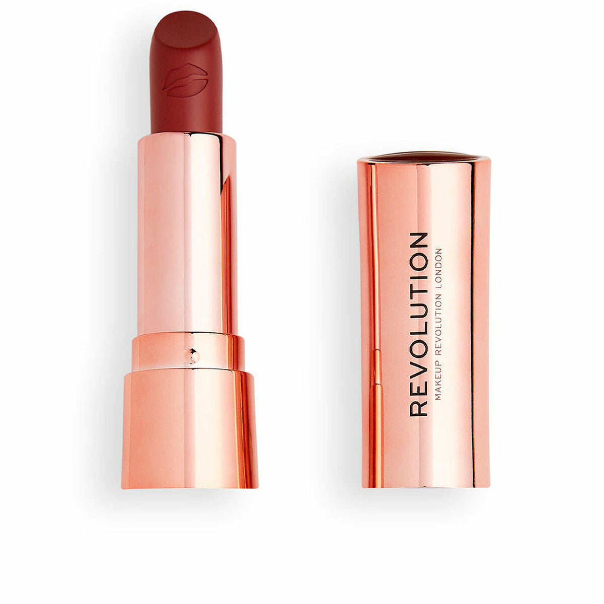 Læbestift Revolution Make Up Satin Kiss Pink 3,5 g 3,5 g makeup emballage