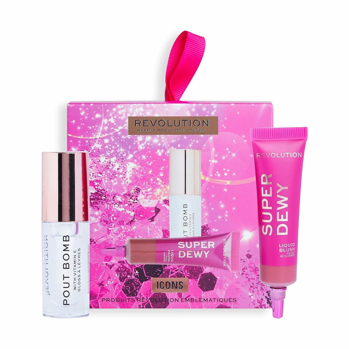 Makeup Set Revolution Make Up Icons 2 Pieces for Women produktemballage