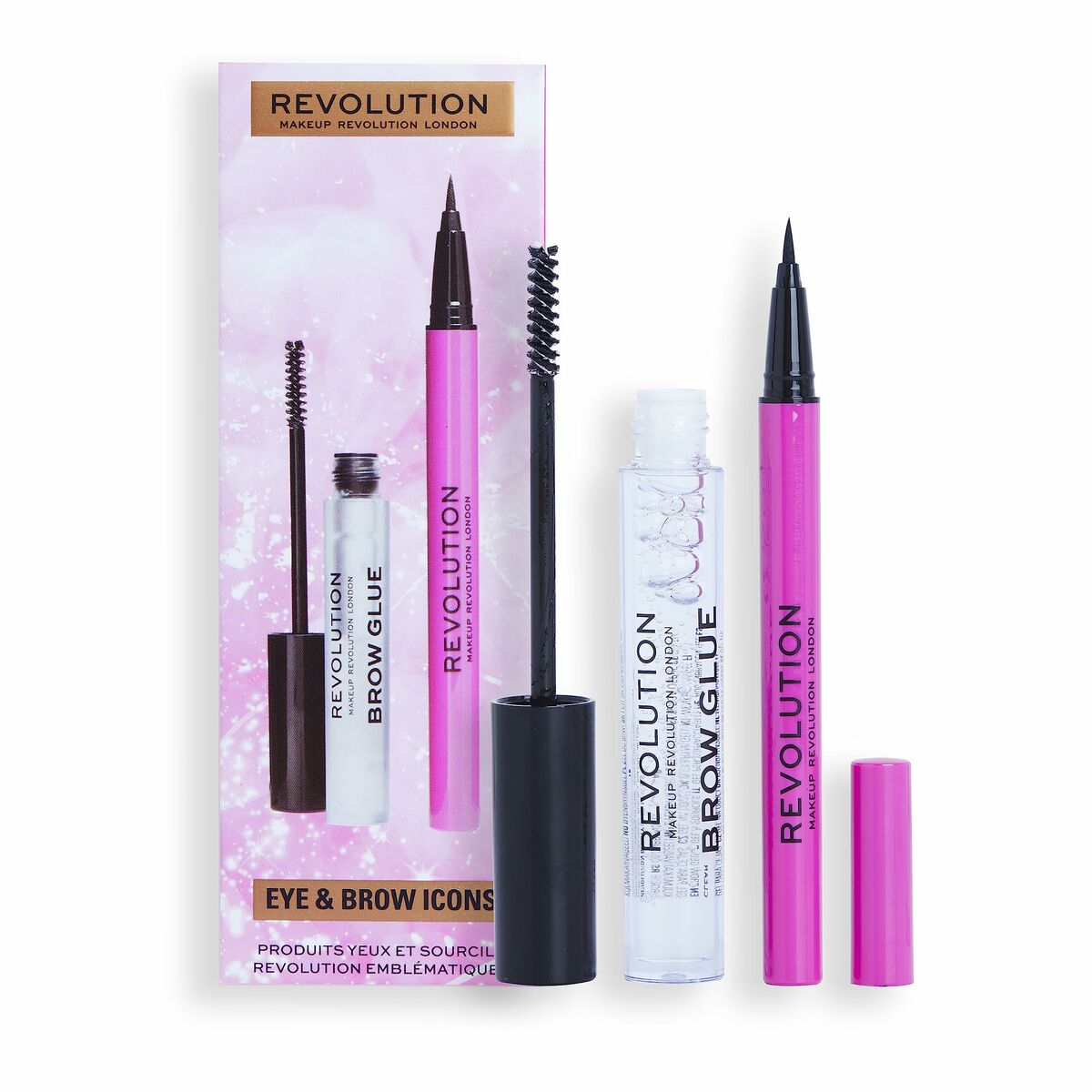 Makeup Set Revolution Make Up Eye & Brow Icons 2 stk. produktemballage