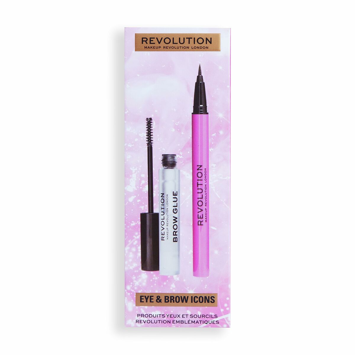 Makeup Set Revolution Make Up Eye & Brow Icons 2 stk. produktemballage