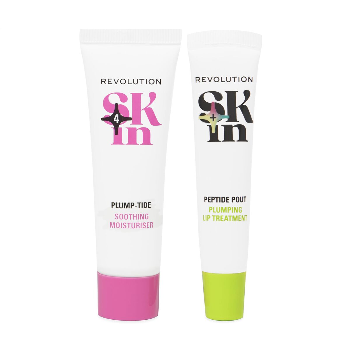 Make-up sæt Revolution Skincare PLUMP IT UP 2 stk. til kvinder produktemballage
