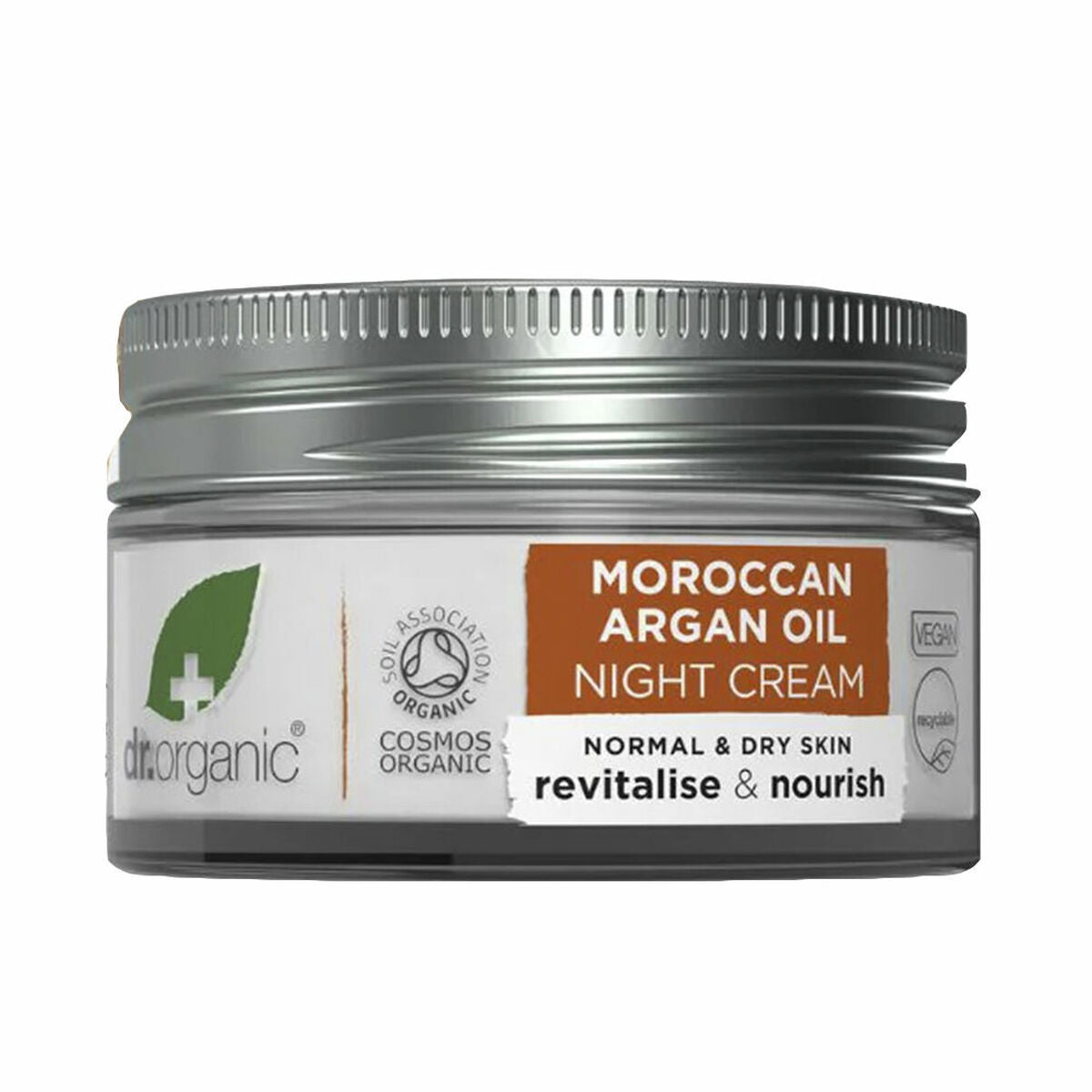 Night Cream Dr.Organic ARGÁN DR ORGANIC 50 ml hudplejeemballage