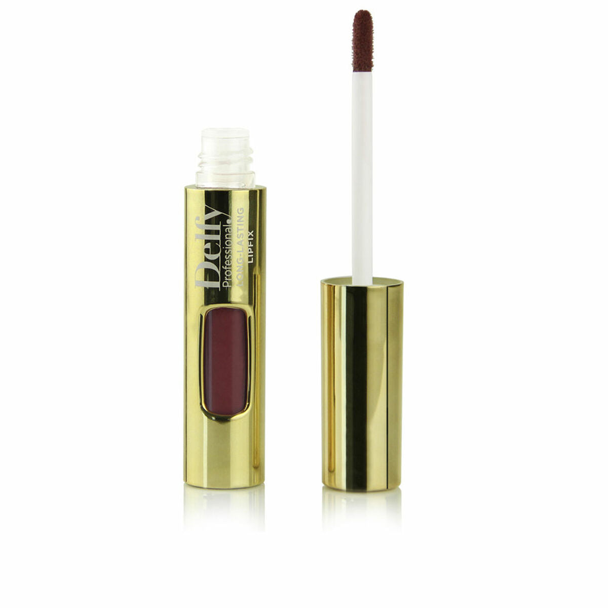 Læbestift Delfy LIPFIX GOLD frodig 8 g makeup emballage
