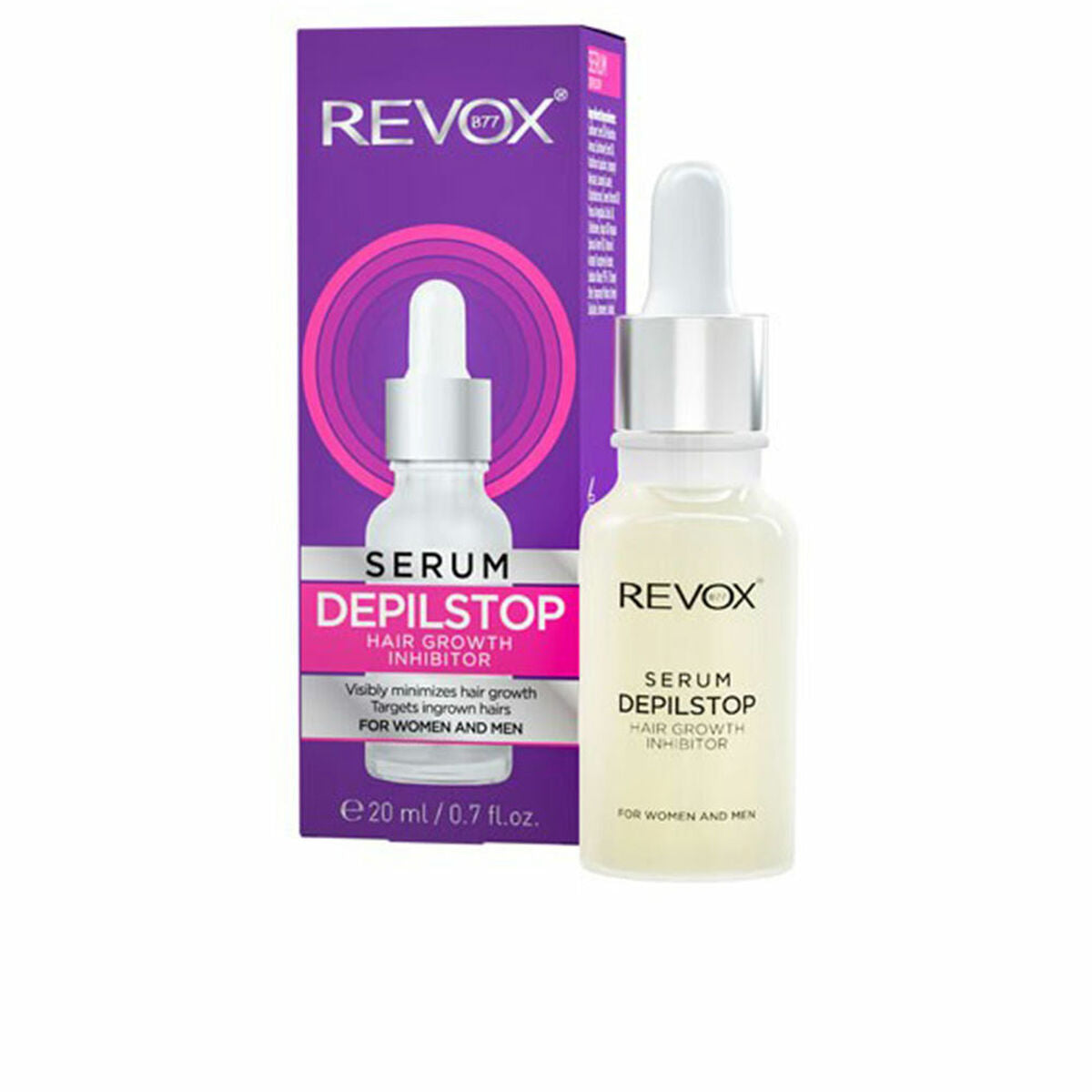 Hair Reduction Serum Revox B77 Depilstop 20 ml serumflaske